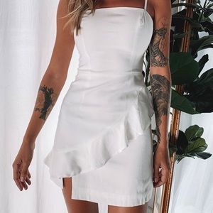 What If Dress White - Beginning Boutique